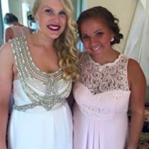 After Six Pink Bridesmaid Dress